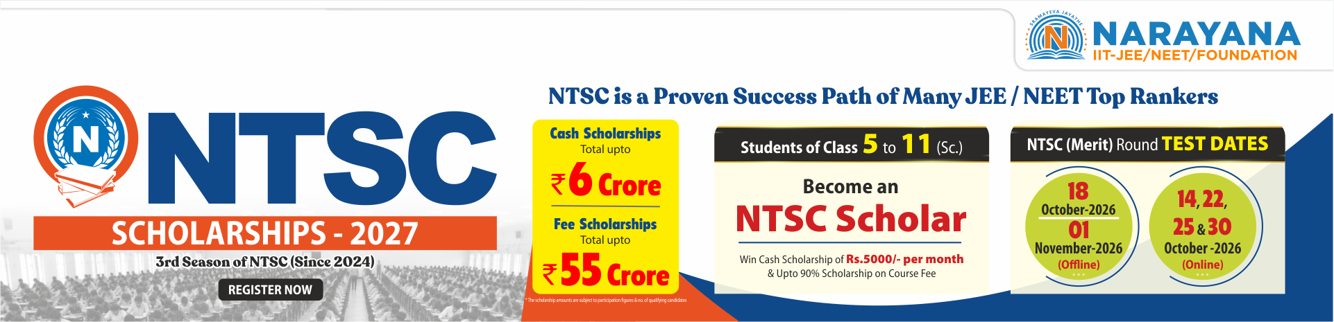 NTSC Scholarships 2027